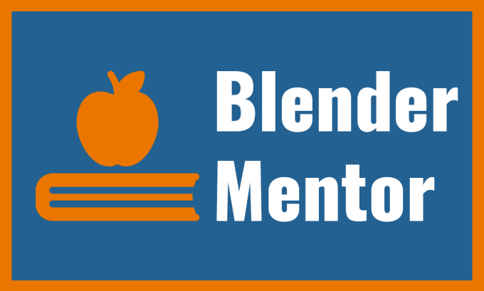 be your blender mentor