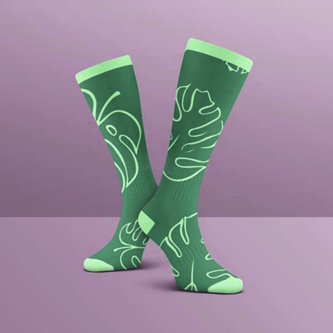Design custom and unique socks design by Wallier2356 Fiverr