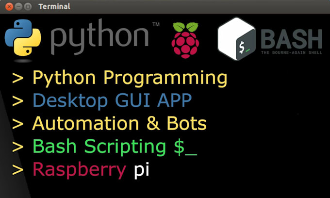 Do python,bash programming tasks by Easyelectronic | Fiverr