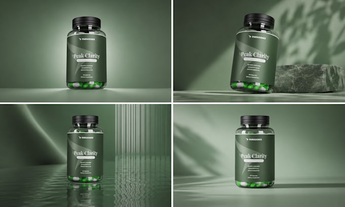design premium supplement label and packaging design