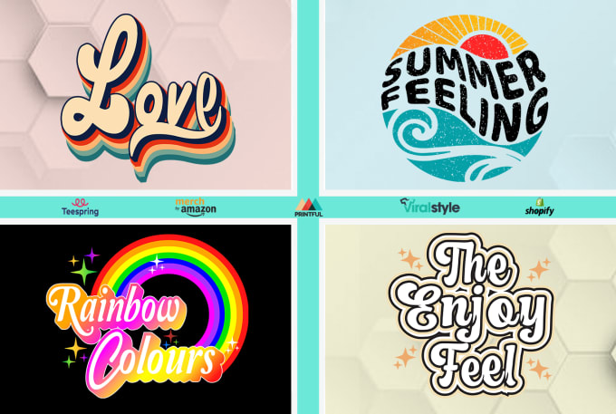 I will design custom font, hand lettering,  typography logo t shirt