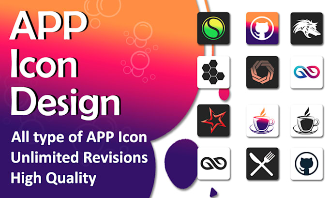 Create custom icon for ios and android by Ayshysyed | Fiverr
