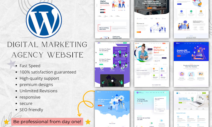 I will create a smma agency website within 24 hours