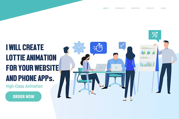 do lottie animation for website and app