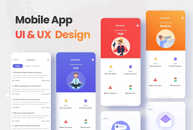Create android ios flutter ui ux design for your business by ...