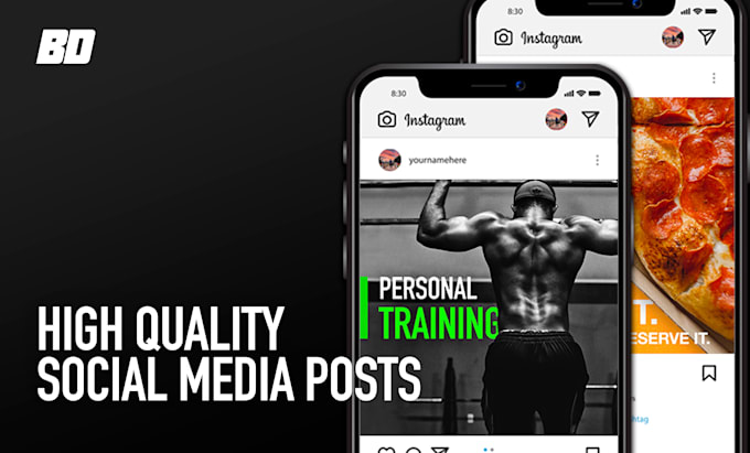 Create professional social media posts for you by Breevoortdesign | Fiverr