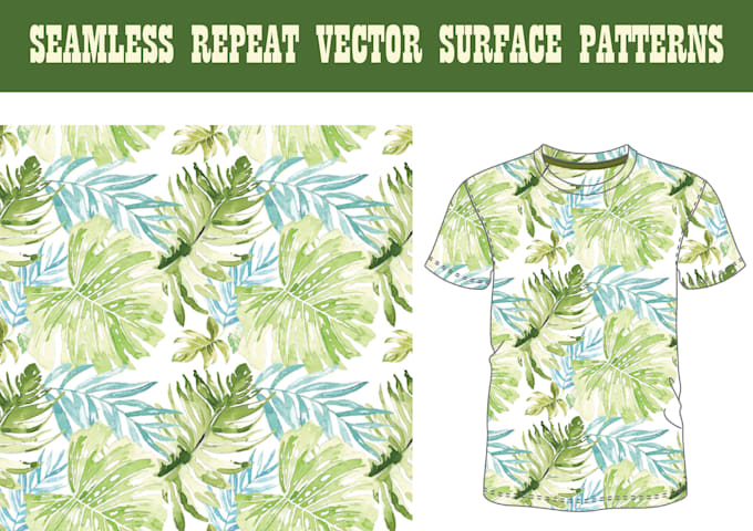 design seamless pattern repeat for textile, fabric print and other surface
