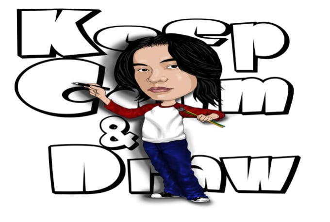 Draw Full Body Digital Caricature Of You By Chipipoy