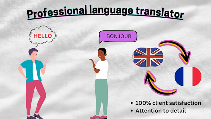 do flawless english to french and french to english translation service