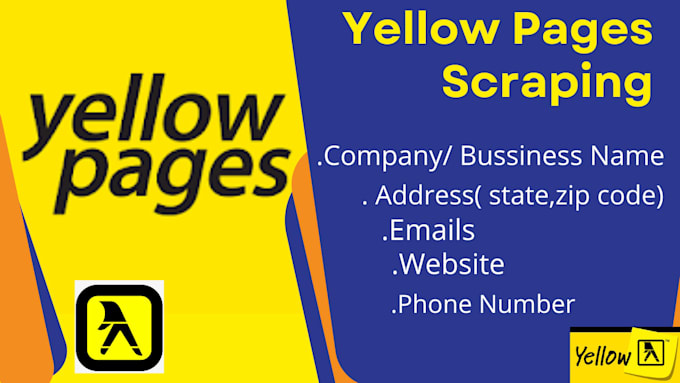 do web scraping, yellow pages scraping and data entry