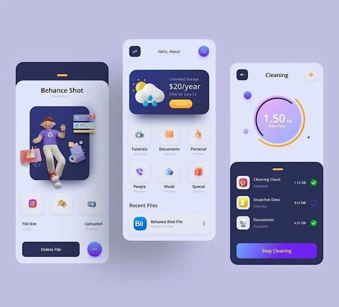 Design a user friendly ui ux for your website and mobile app by ...