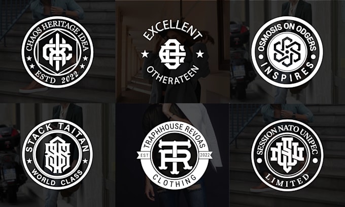design minimalist initial letters, monogram and urban clothing brand logo