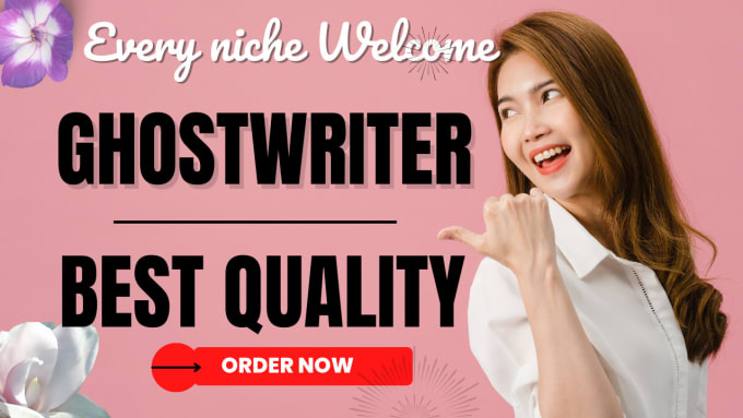I will be ebook writer,ebook ghostwriter, book writer, ghostbook writer