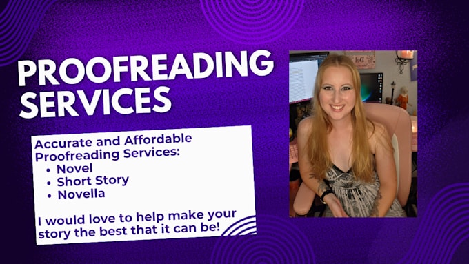 proofread your book, short story or novella