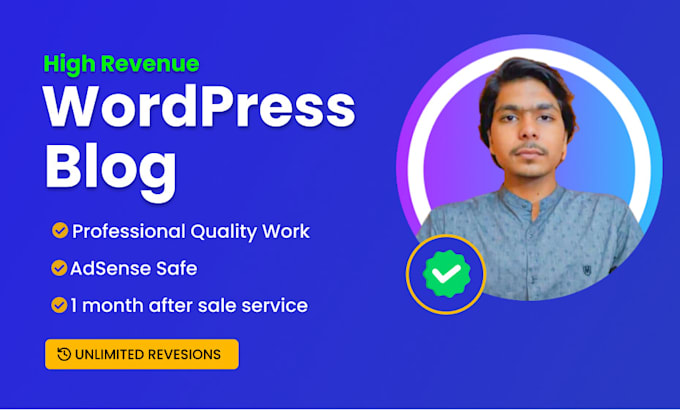 design and develop wordpress blog website for google adsense