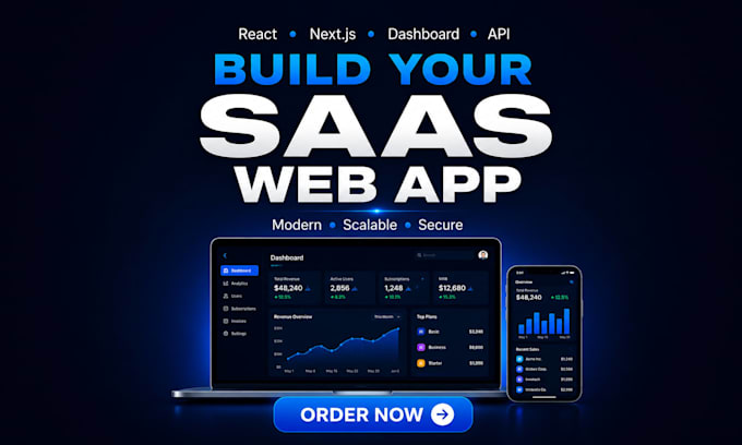 build your saas web app in react and next js