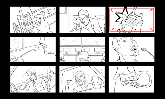 draw a professional storyboard in 24h