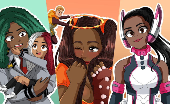 draw custom anime from your face or your oc