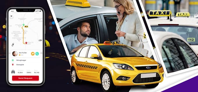 develop online taxi booking app, doordash clone app, uber app