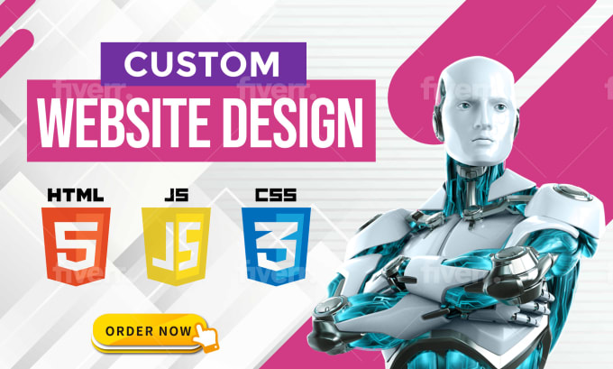 Design, redesign and develop a custom business website using html css ...