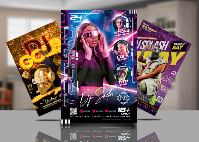 do party flyer, club flyer and event flyer for you