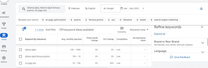 perform deep and high search volume keyword research for you