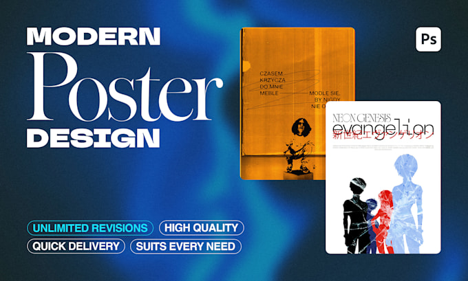 create modern poster design