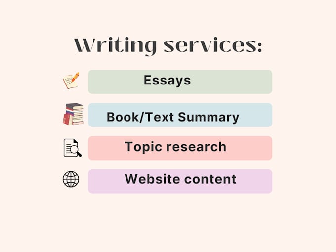write essays, text summaries and analysis, website content