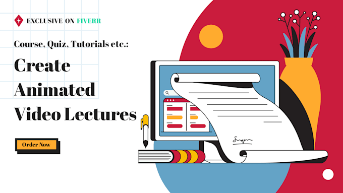 create animated videos, quiz, user guides, course, tutorials