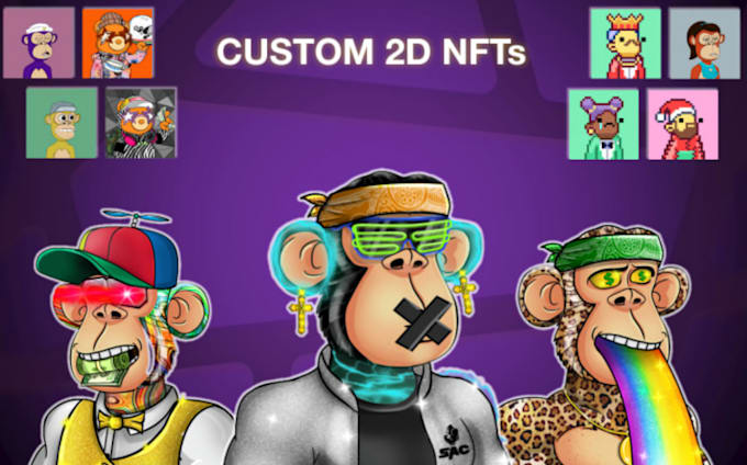 Create a nft collection design for you with metadata by Sonbuwarrior