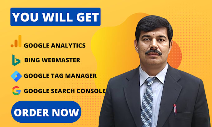 setup google search console, analytics, tag manager, bing webmaster