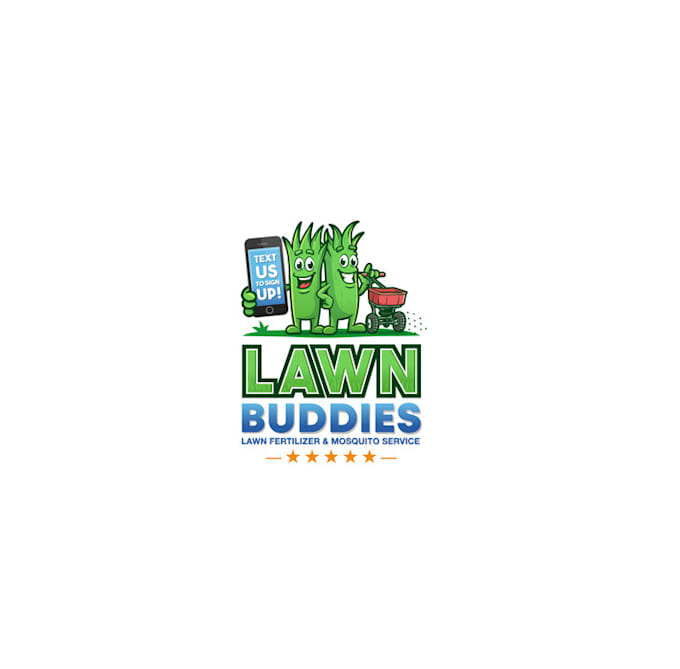 design smart fresh lawn fertilizer services  logo with elegance
