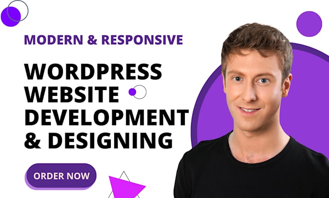do website development, web design with wordpress