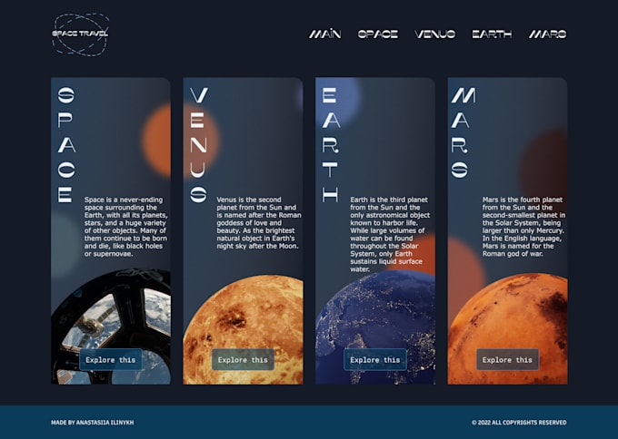 Create creative and professional landing page design in figma by Niki ...
