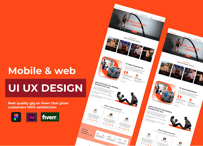 Do ui ux design, website, dashboard, wireframe,d esktop ui ux design by ...