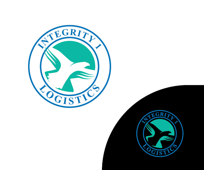 do a transport logistic and trucking logo with fast delivery