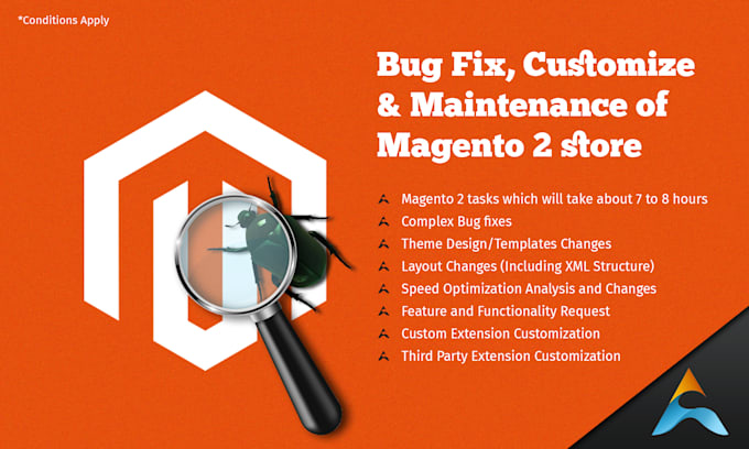 bug fix customize and maintain magento 2 store