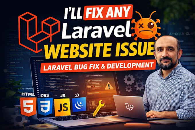 do laravel bug fix, laravel application development