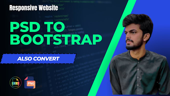Convert psd to html css, psd to bootstrap responsive websites by ...