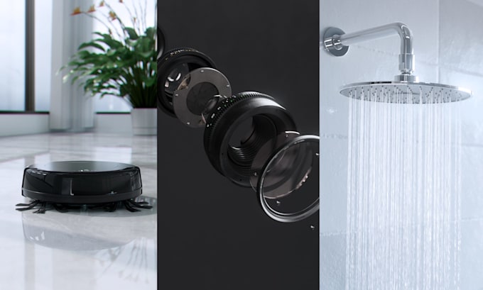 create photorealistic 3d product modeling and rendering