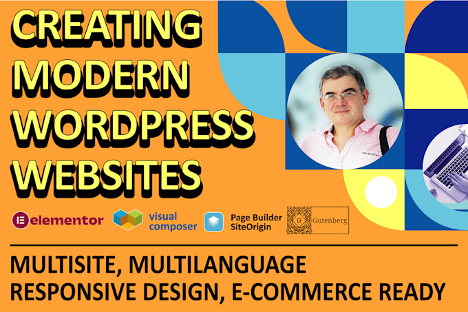 create modern wordpress, ecommerce and multilingual sites