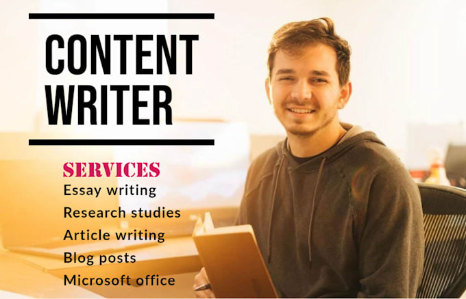 write research, project proposals, articles and case studies
