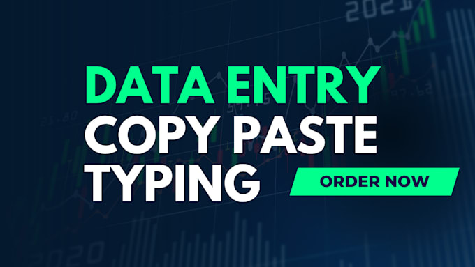do data entry, web research, copy paste for your business