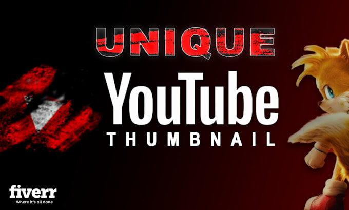 Design 5 unique youtube thumbnail in 24 hours by Vinuka_m | Fiverr