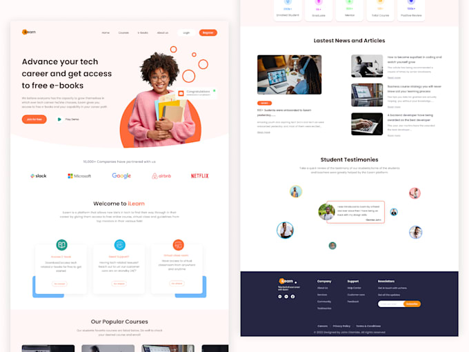 Design a creative ux ui for your website or mobile app by Johnolamideh ...