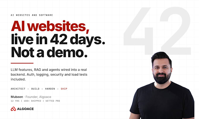 do ai website development with senior engineers, production ready