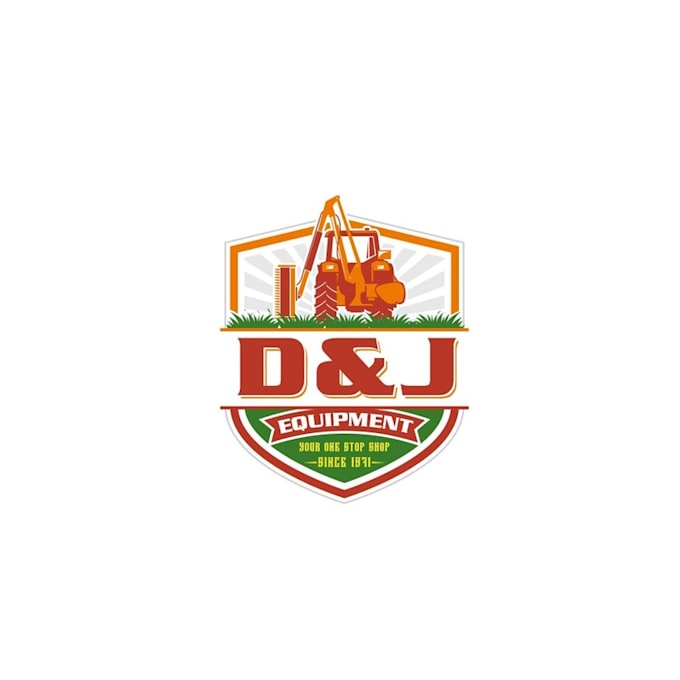 design unique nice landscape equipment logo branding package
