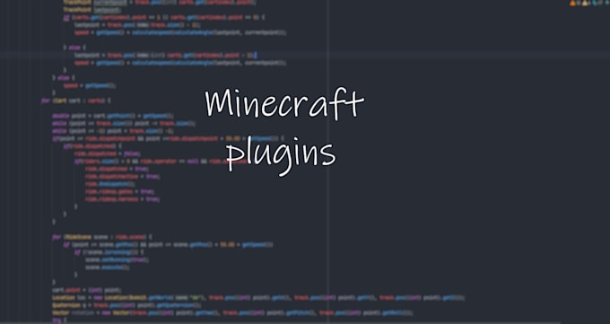Create your a custom minecraft plugin with your ideas by Holydev_ | Fiverr
