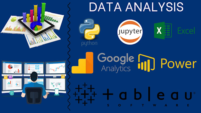 Do data analysis in python, excel, google analytic, power bi by The ...