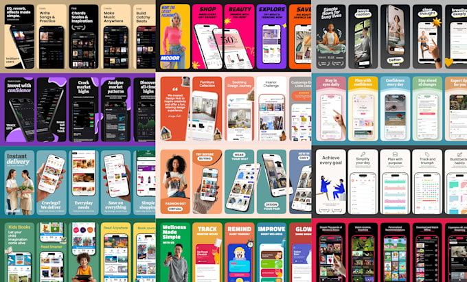design professional appstore screenshots for your app